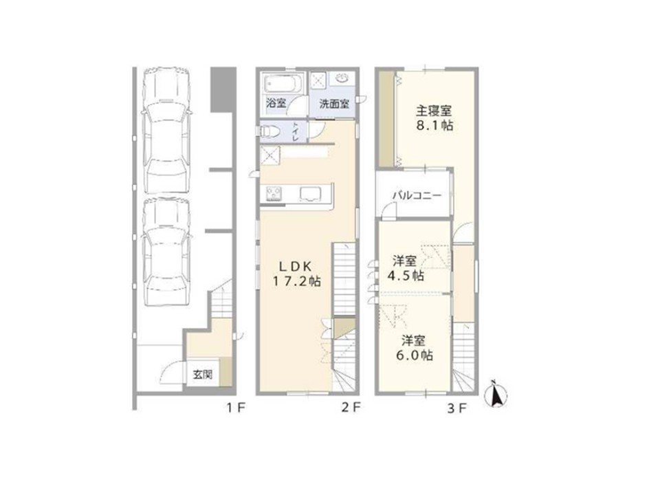【緑区曽根三丁目】間取り図